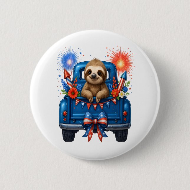 04. Juli - USA Button (Vorderseite)