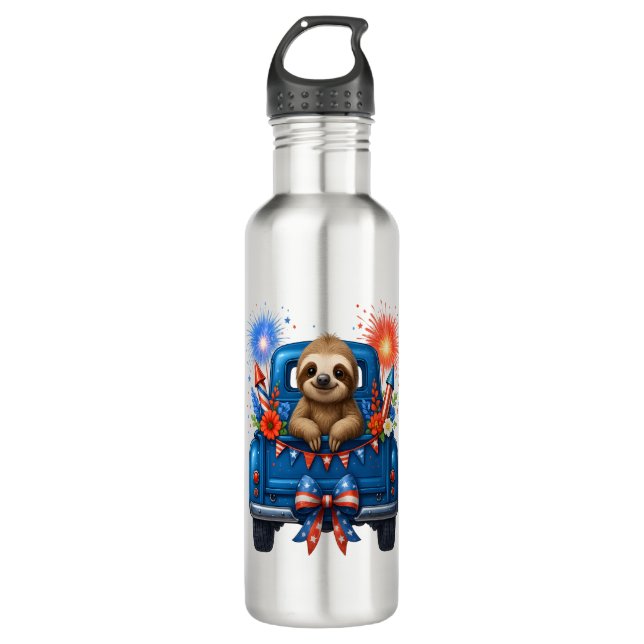 04. Juli - USA Edelstahlflasche (Vorderseite)