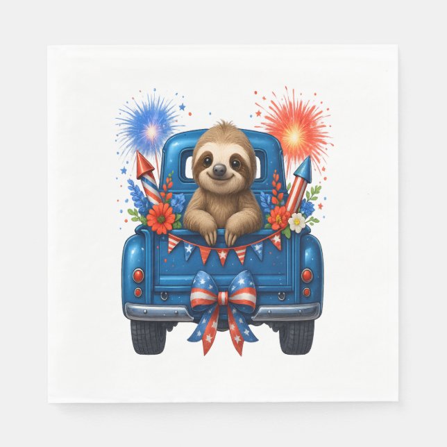 04. Juli - USA Serviette (Vorderseite)