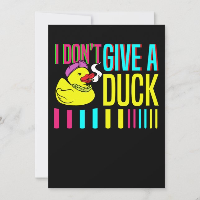 04.Rubber duck for a Duck Lovers Save The Date (Vorderseite)