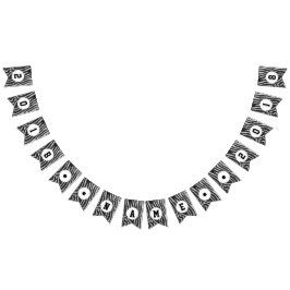 04 von 12 Zebra Themed Party Bunting Wimpelkette