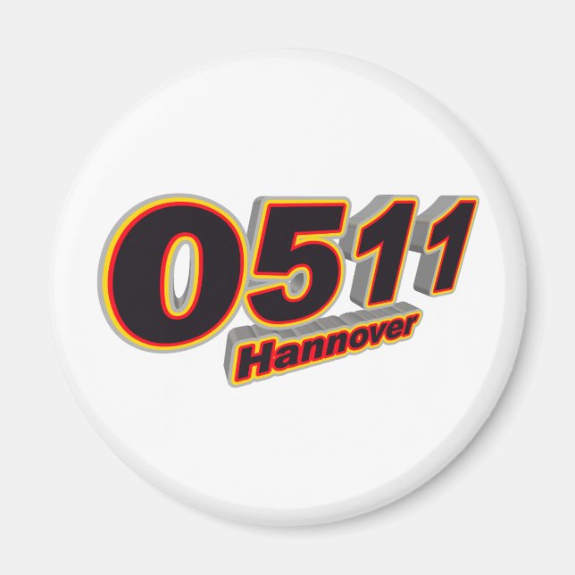 0511 Hannover Magnet (Vorne)