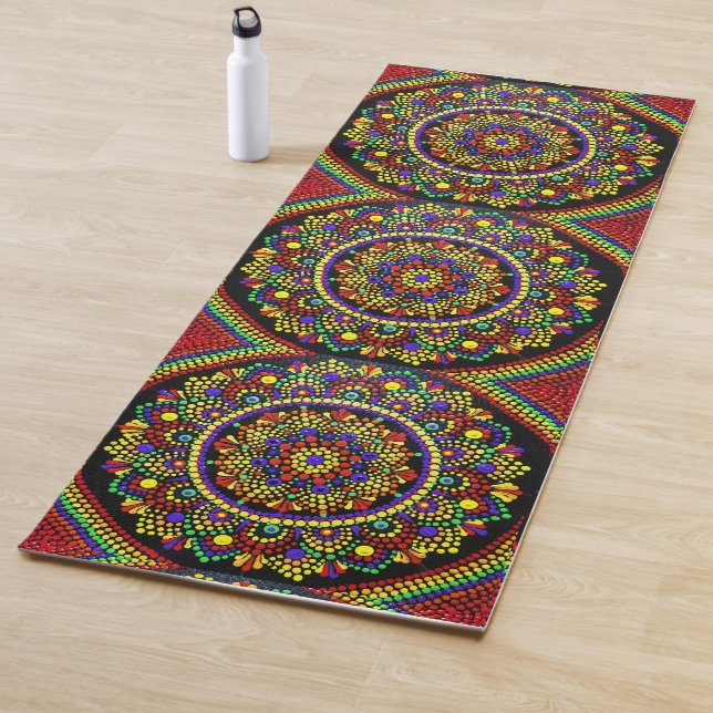 058 - Tapis de Yoga Mandala (En situation)