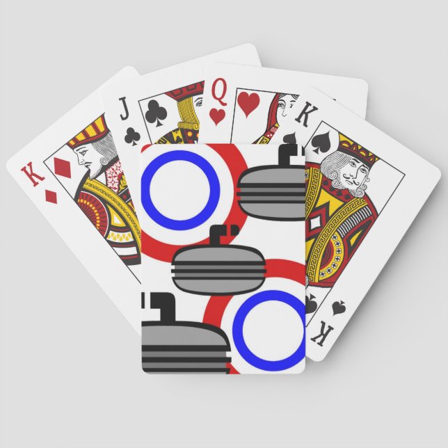 059 KURZSPORTE SCHWARZE ROYAL BLUE WHITE RECR SPIELKARTEN (Rückseite)