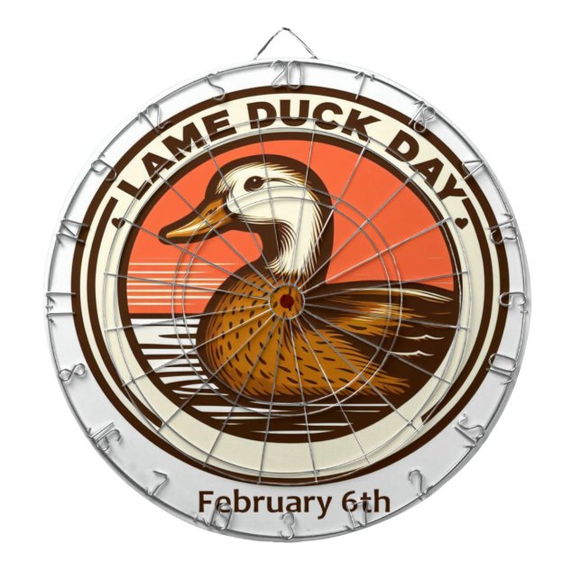 06.02. Lame Duck Day Dartscheibe (vorne)