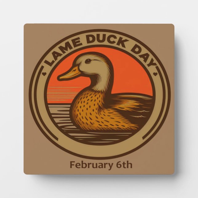 06.02. Lame Duck Day Fotoplatte (Vorderseite)