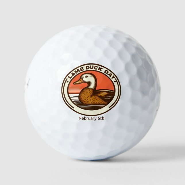 06.02. Lame Duck Day Golfball (Vorderseite)