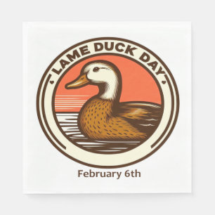 06.02. Lame Duck Day Serviette