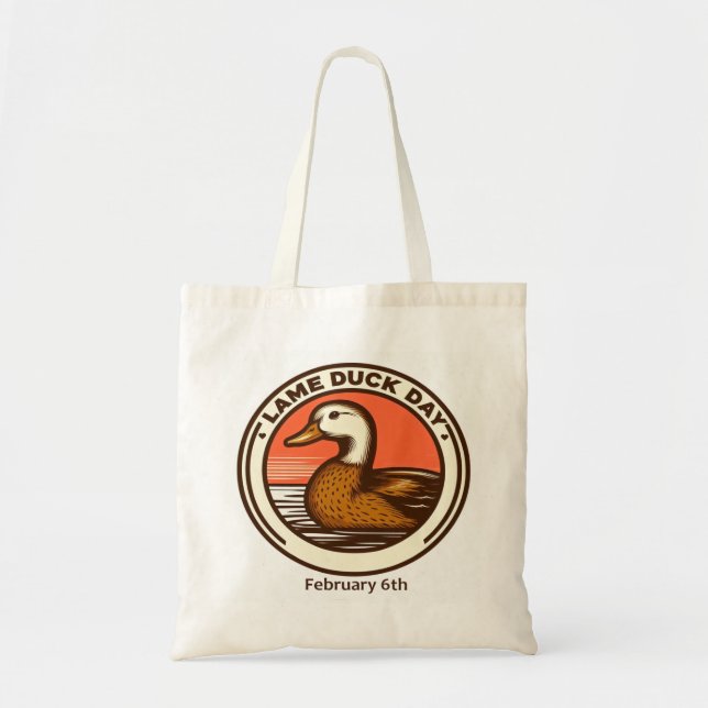 06.02. Lame Duck Day Tragetasche (Vorne)