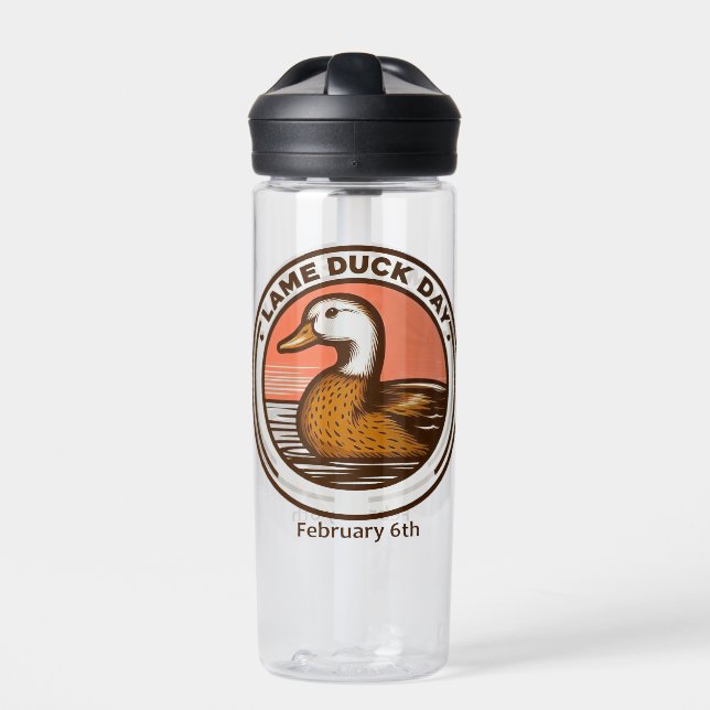 06.02. Lame Duck Day Trinkflasche (Vorderseite)