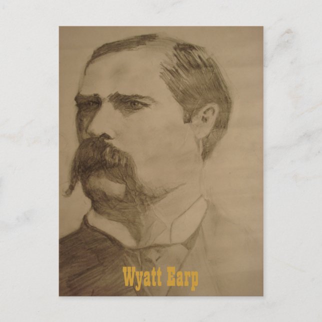 074, Wyatt Earp Postkarte (Vorderseite)