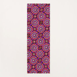 078 - Pink Pattern Mandala Yoga Mat Yogamatte