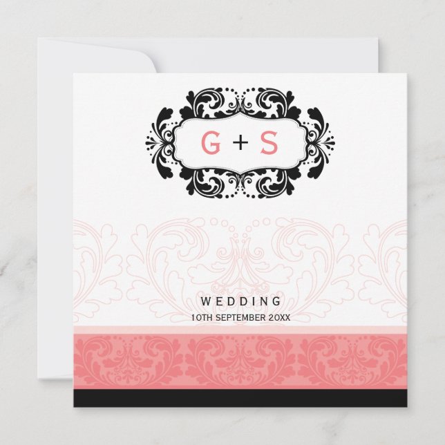 079Karianne :: WEDDING INVITATIONS :: luxe SQ Einladung (Vorderseite)