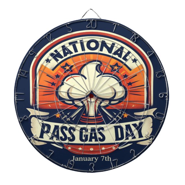 07.01. National Pass Gas Day Dartscheibe (vorne)