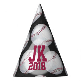 07of12 Custom Baseball Party Hats Partyhütchen