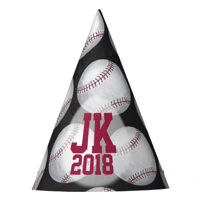 07of12 Custom Baseball Party Hats Partyhütchen (Vorderseite)