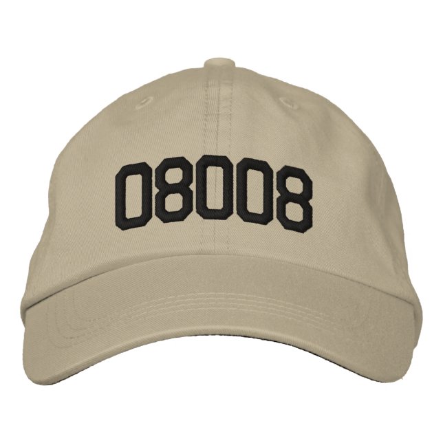 08008 LBI HAT BESTICKTE BASEBALLKAPPE (Vorderseite)
