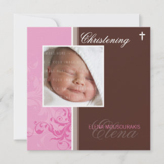 083 Voula: Christening Invitation Einladung
