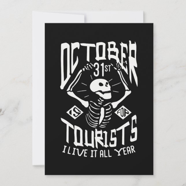 08.Halloween Funny Save The Date (Vorderseite)