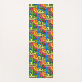 096 - Wüste Riesenmuster Yoga Mat Yogamatte