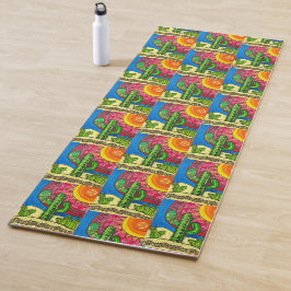 096 - Wüste Riesenmuster Yoga Mat Yogamatte