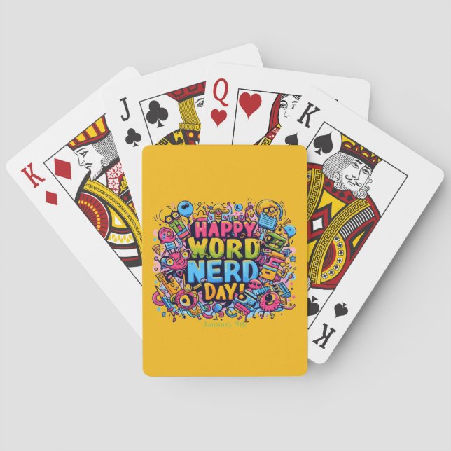 09.01. Word Nerd Day Spielkarten (Rückseite)