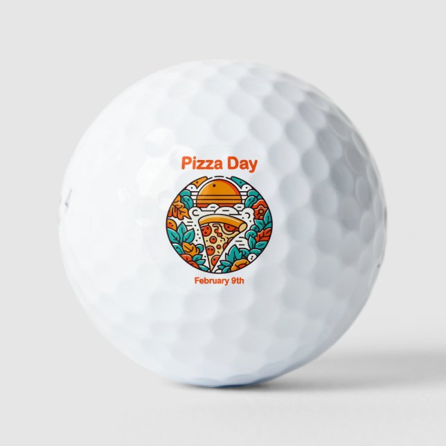 09.02. Pizza Day Golfball (Vorderseite)