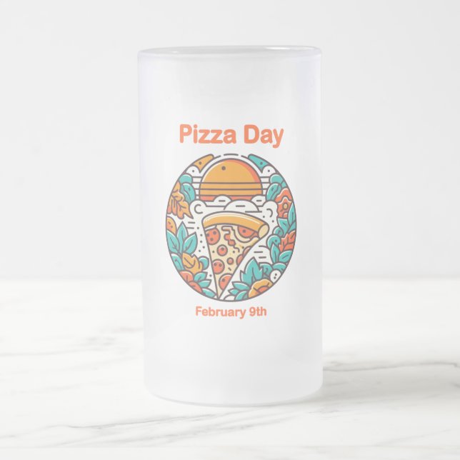 09.02. Pizza Day Mattglas Bierglas (Mittel)