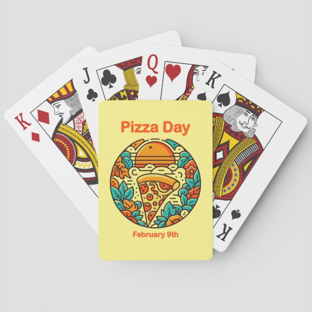 09.02. Pizza Day Spielkarten (Rückseite)