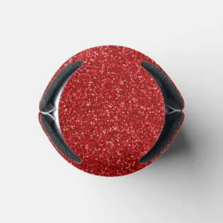 09 Roter Glitzer Print Glimmer Glitzern Dosenkühler