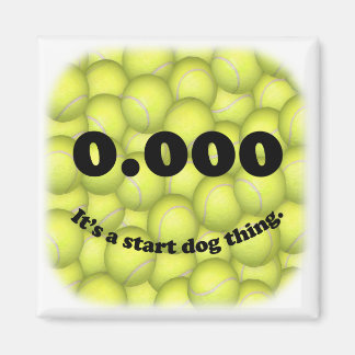 0.000, parfait démarrage Flyball! magnet de frigo