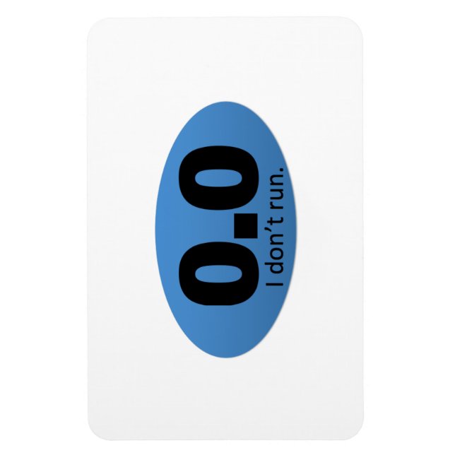 0,0 Ich laufe nicht. Magnet (Vertikal)