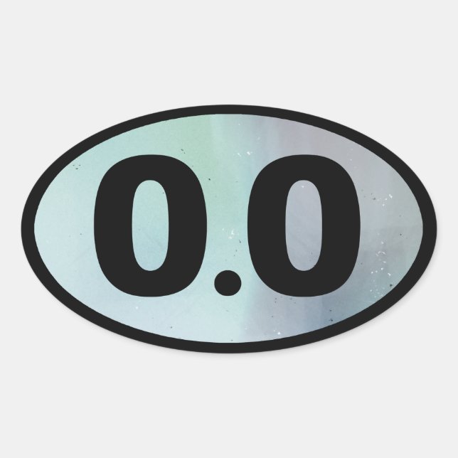 0.0 OVALER AUFKLEBER (Vorderseite)