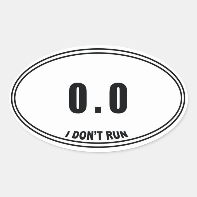 0.0 Stickers Ovaux non coureurs (Devant)