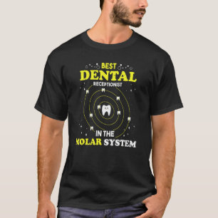 0 Beste Zahnarzthelferin im Molaren System De T-Shirt