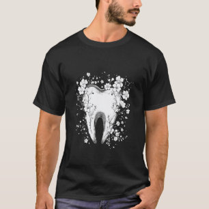 0 Blumenzahn Zahn Blumen Zahnärztin Zahnarzt T-Shirt