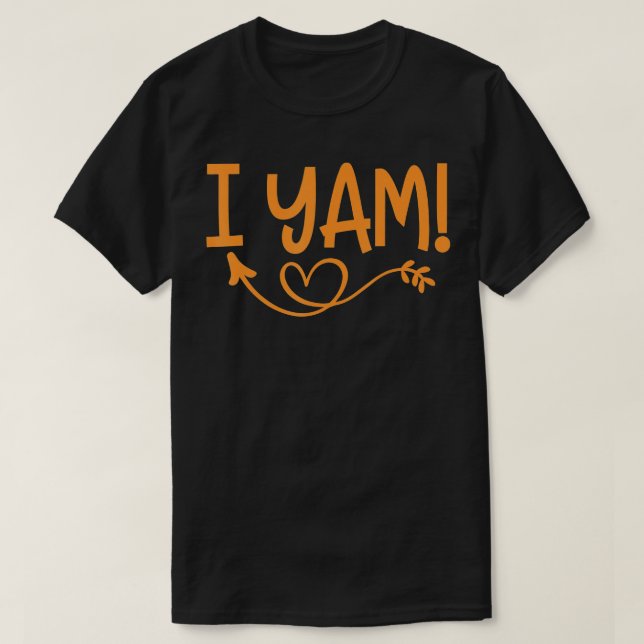 0 Erntedank Matching Couples ist mein süßer Pota T-Shirt (Design vorne)
