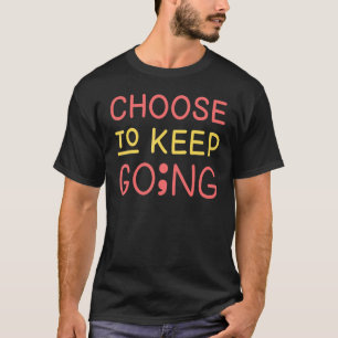 0 Gesundheitliche Aufklärung Semikolon Gesundheit T-Shirt