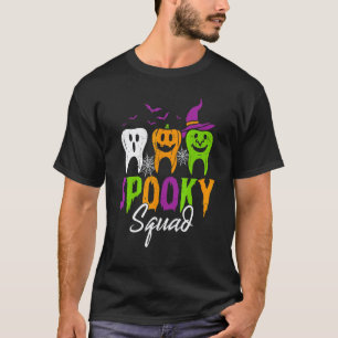 0 Grusel-Truppe Zähne Dental Zahnarzt Hexe Hallowe T-Shirt