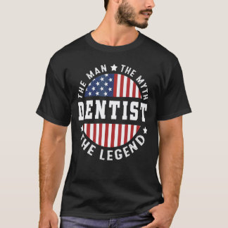 0 Herren Der Mann Der Mythos Und Die Legende Zahna T-Shirt