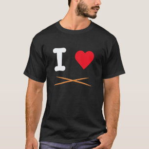 0 Ich liebe Zahnstocher reinigen zwischen den Zähn T-Shirt