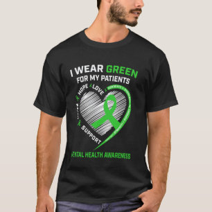 0 Ich trage Grün für das Bewusstsein für die psych T-Shirt