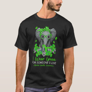 0 Ich trage Grün für die Verbreitung des Bewusstse T-Shirt