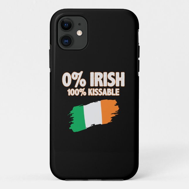 0 % Irisch 100 % Kissable Case-Mate iPhone Hülle (Rückseite)
