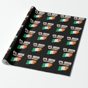 0% Irisch 100% Küssbar Geschenkpapier