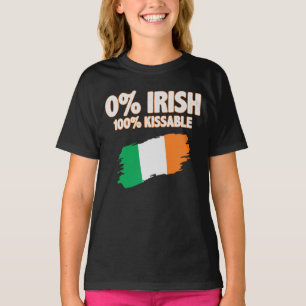 0% Irisch 100% Küssbar T-Shirt