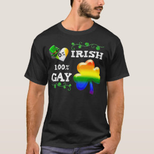 0 Irish 100 Gay Funny St St. Patricks Day 1 T-Shirt