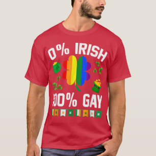 0 Irish 100 Gay Funny St T-Shirt