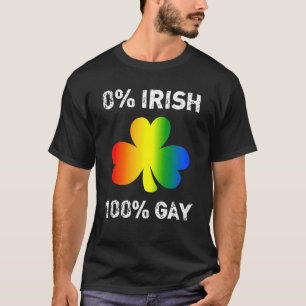 0 Irish 100 Gay St Saint Patrick's Day T-Shirt