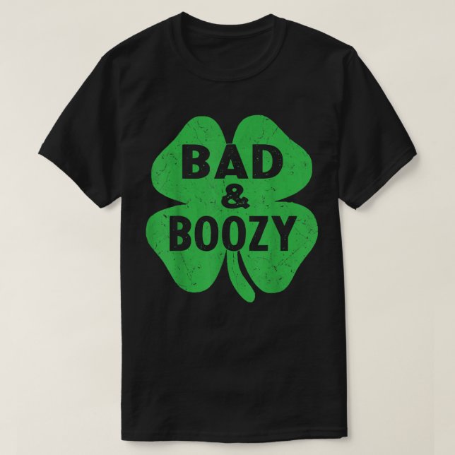 0 Irish St Patrick's Day Funny Kleeblatt trinken T-Shirt (Design vorne)